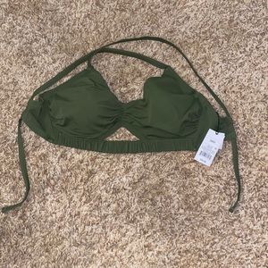 NWT Target Army Green Bikini top